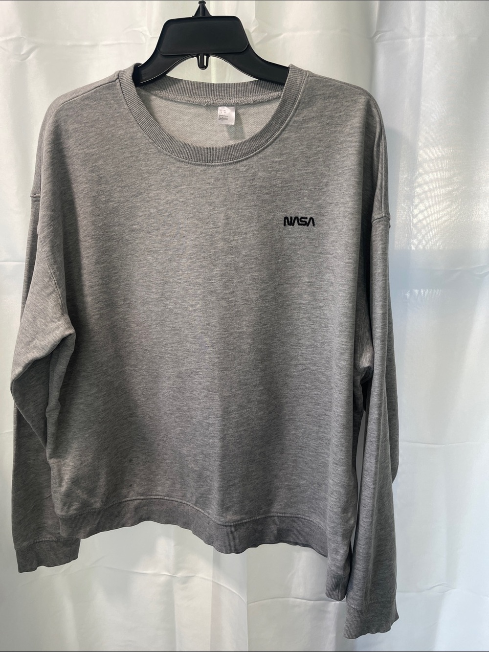 Old Navy Gray NASA Logo Pullover Sweatshirt